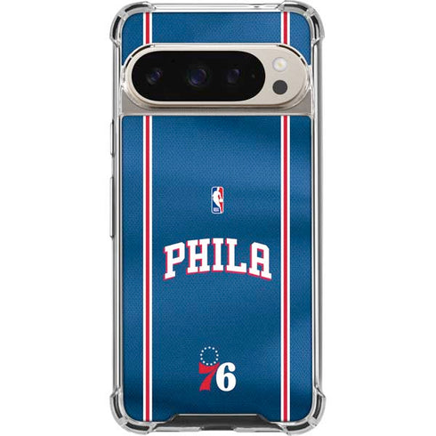 NBA Philadelphia 76ers Jersey Google Pixel 9/9 Pro Clear Case